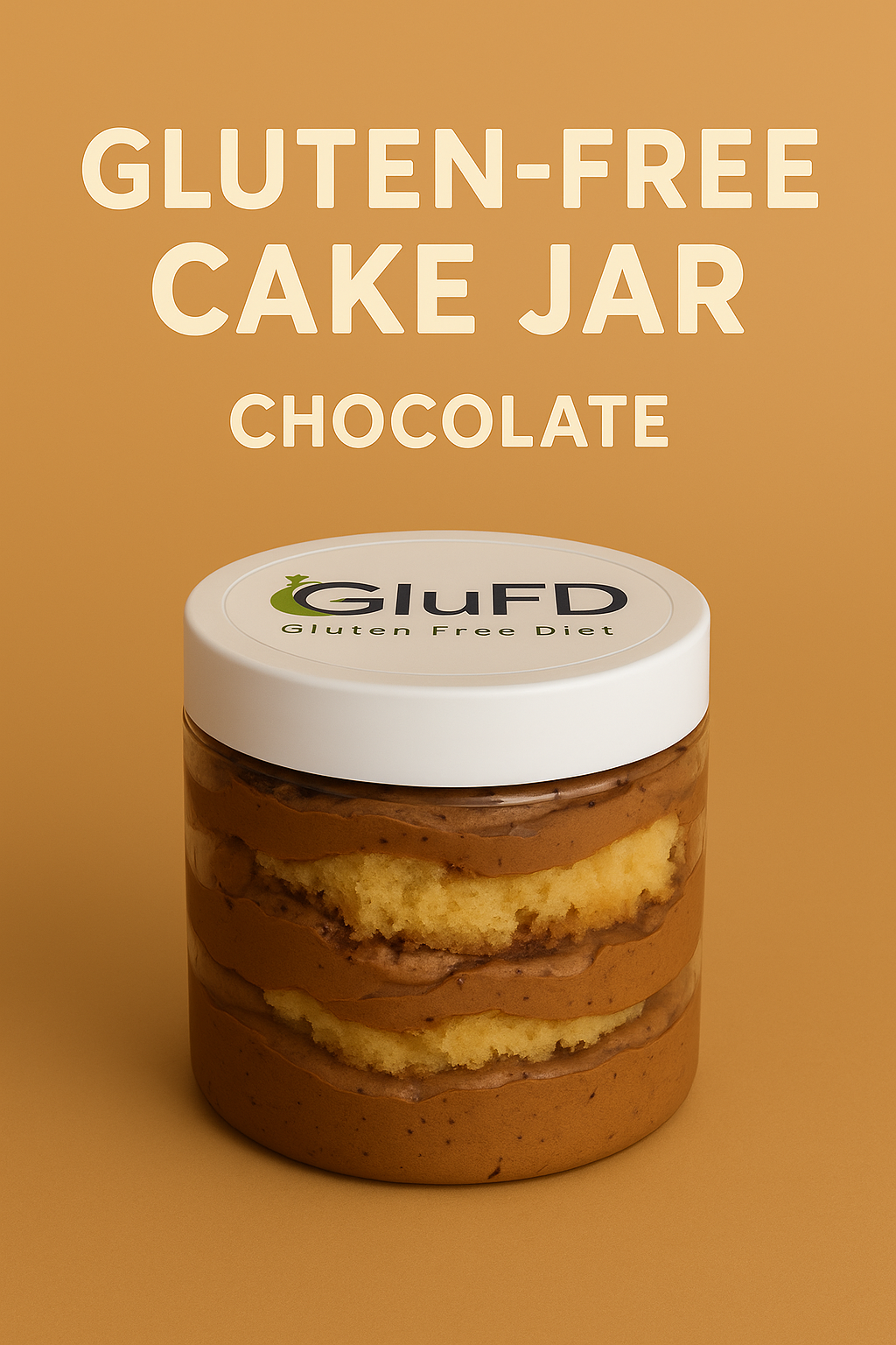 2 - Pack of Gluten Free Cake Jar