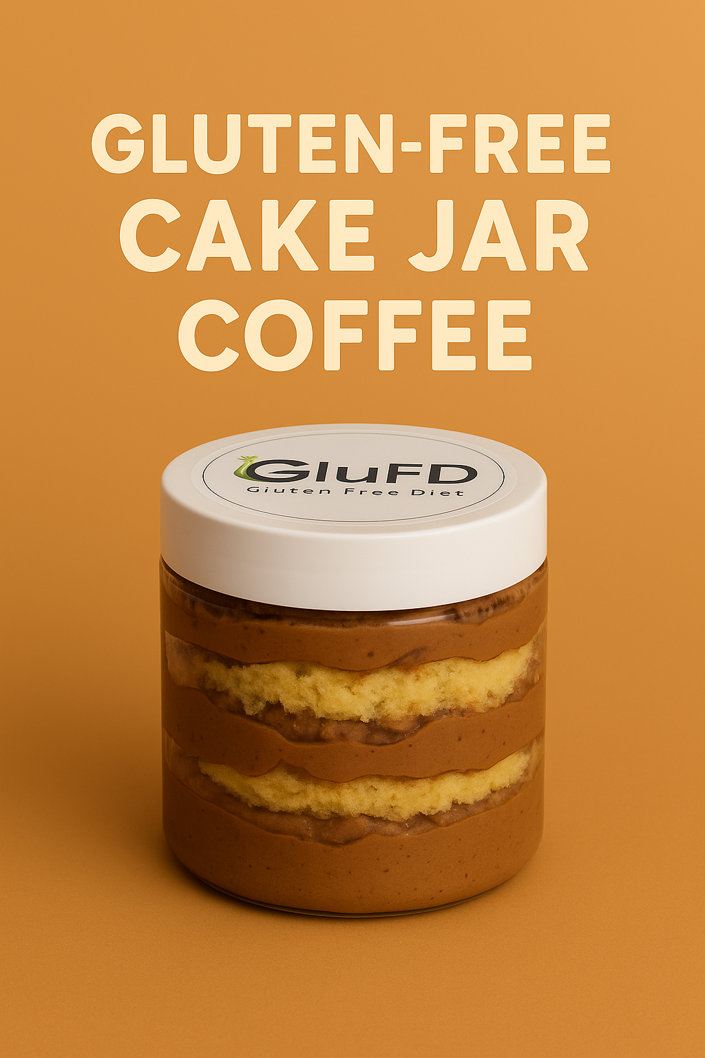 2 - Pack of Gluten Free Cake Jar