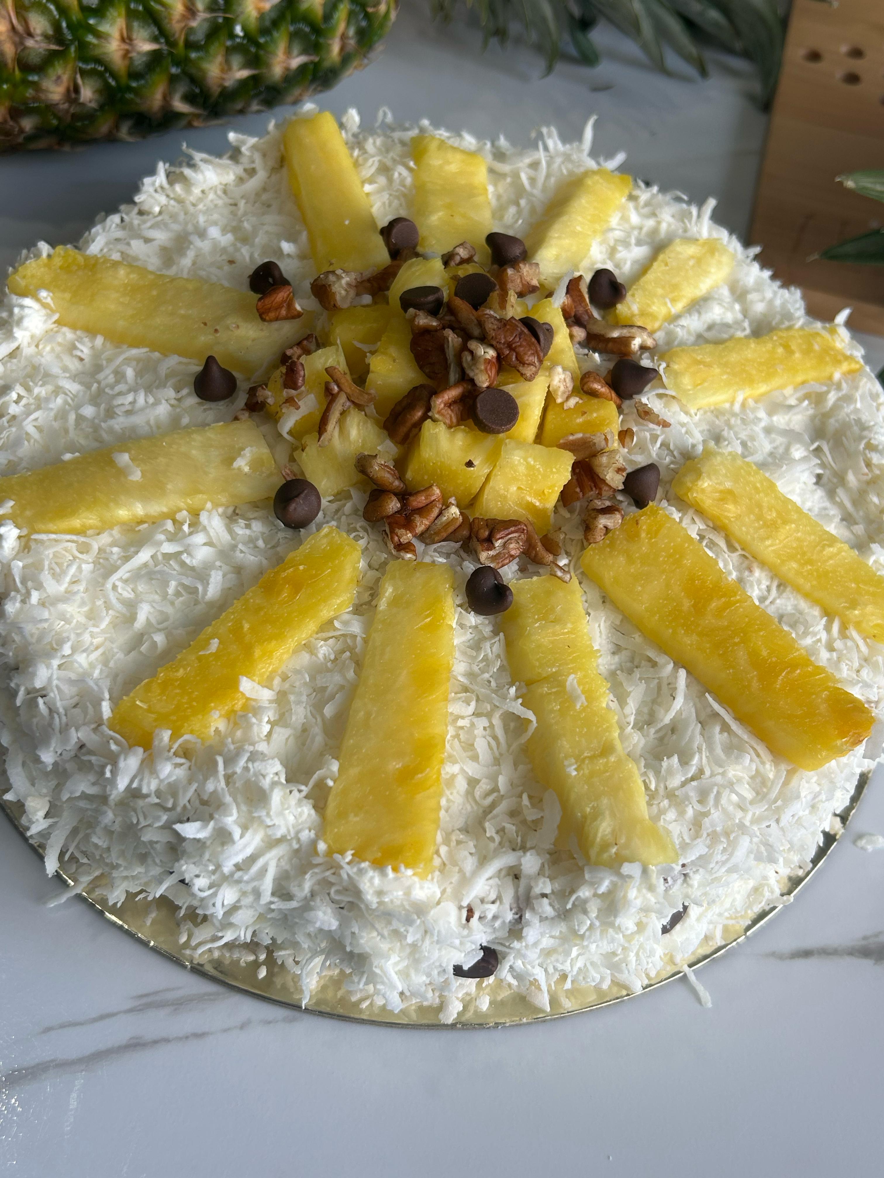 Coconut &amp; Pineapple Vanilla Cake