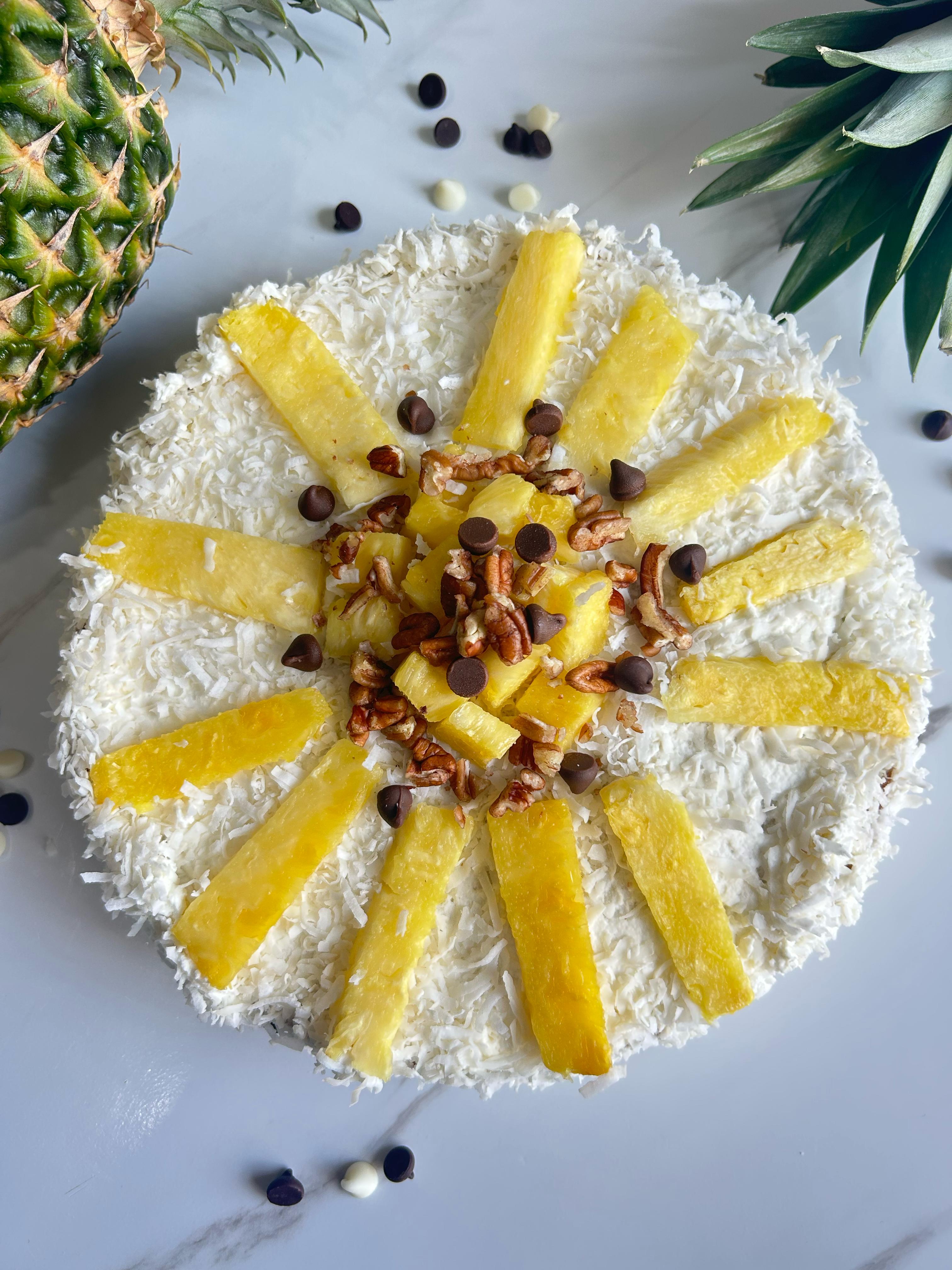Coconut &amp; Pineapple Vanilla Cake