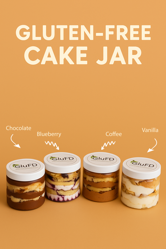 2 - Pack of Gluten Free Cake Jar