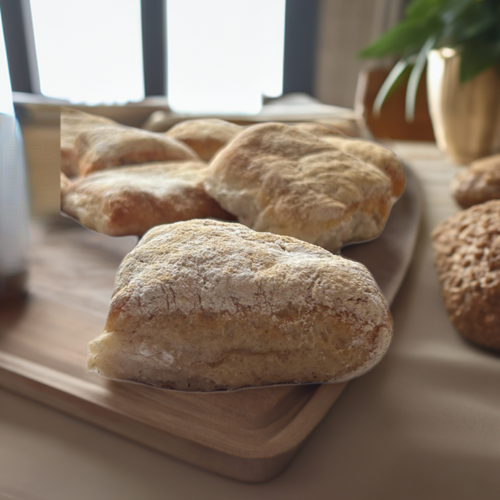 Glufd 6-Piece Gluten-Free Ciabatta Bread