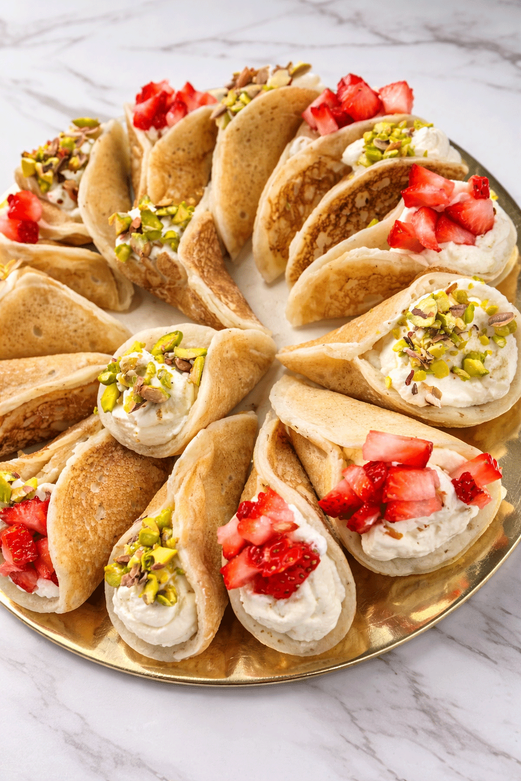 🥞 Gluten-Free &amp; Sugar-Free Stuffed Mini Pancakes (Qatayef) — 25 Pieces