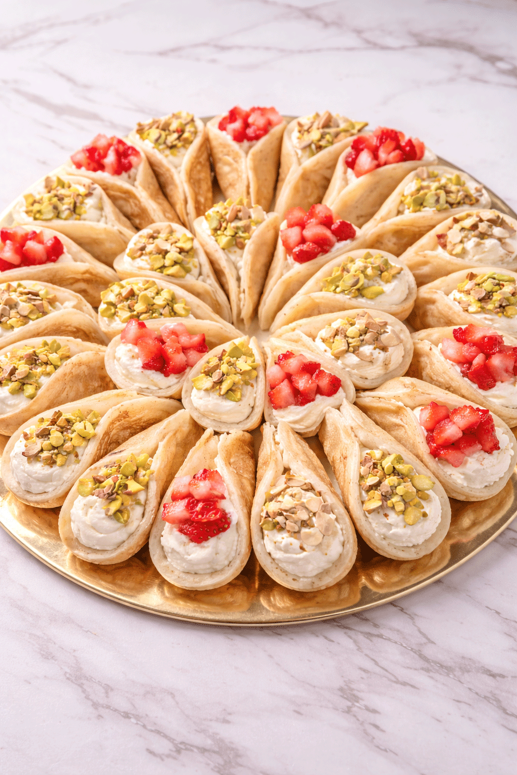 🥞 Gluten-Free &amp; Sugar-Free Stuffed Mini Pancakes (Qatayef) — 25 Pieces