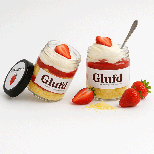 Strawberry Gluten Free Cake Jar